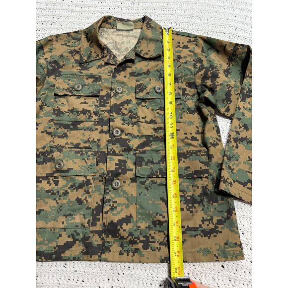 Rothco BDU Shirt Camo Military Jacket Kids Unisex Large 1128-0-654 Green Brown - Picture 3 of 7